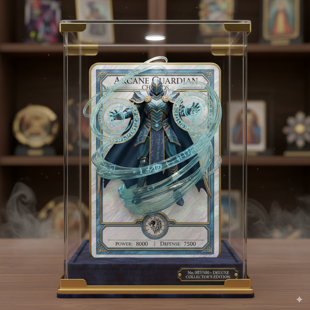 Trading Card Character nano banana figure